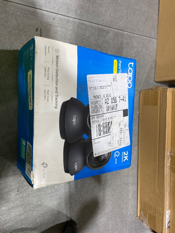 Photo 1 of Tapo TP-Link 2K Pan/Tilt Indoor Security Camera for Baby Monitor, Pet Camera, Motion Detection & Tracking, 2-Way Audio, Cloud & SD Card Storage, Works w/Alexa & Google Home, Black, C211(2-Pack)