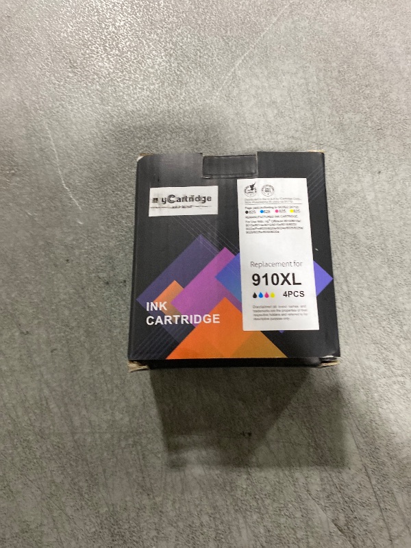 Photo 1 of 910XL Ink Cartridges for HP Printers Replacement for HP 910 Ink HP 910XL Ink Cartridges Combo Pack for HP 910 Work with OfficeJet Pro 8015e 8025e 8020e 8015 8020 8028e 8035e 8010e Printer(4 Pack)