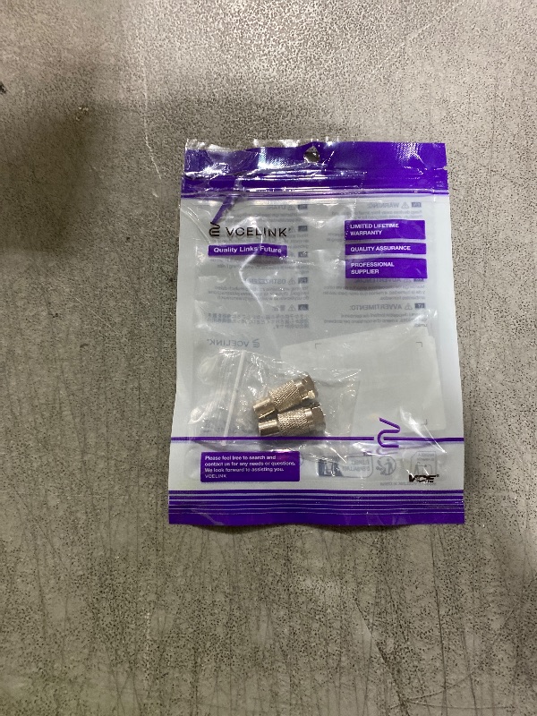 Photo 1 of VCE 2 Pack Atari Adapter, Phono RCA Female to F Type Male RF Connector Coaxial Adapter for Atari 2600/7800 Sega/Coleco/Commodore Game System