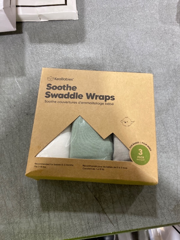 Photo 1 of 3-Pack Organic Baby Swaddle Sleep Sacks - Swaddles for Newborns, Infant 0-3 Months, Baby Girls, Boys, Soft & Snug Newborn Sleep Sack, Nursery Swaddling Blankets (Sage)