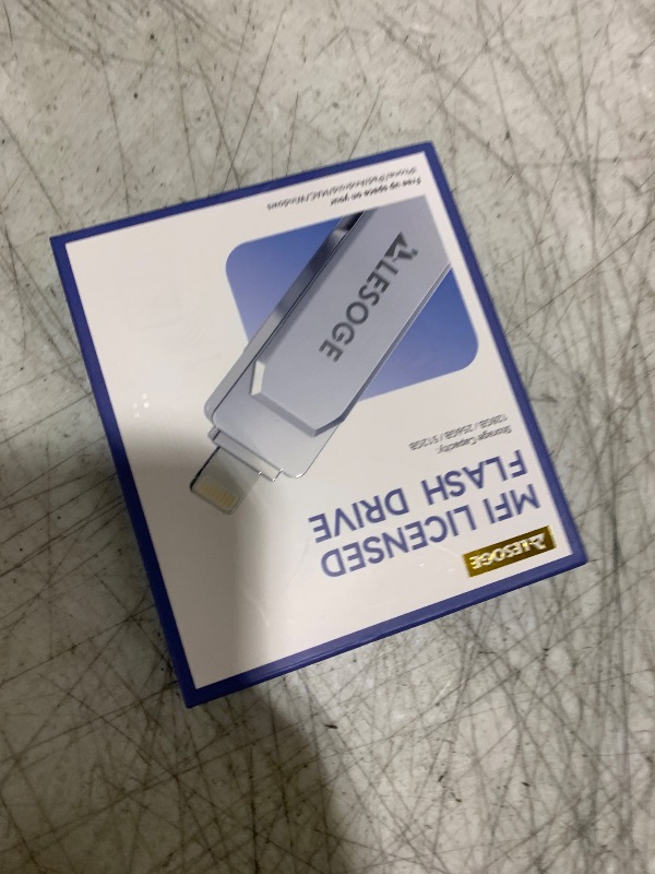 Photo 1 of MFi Certified 128GB Flash Drive for iPhone Photo Stick USB Memory Stick Thumb Drives, High Speed USB Stick External Storage for iPhone/iPad/Android/PC