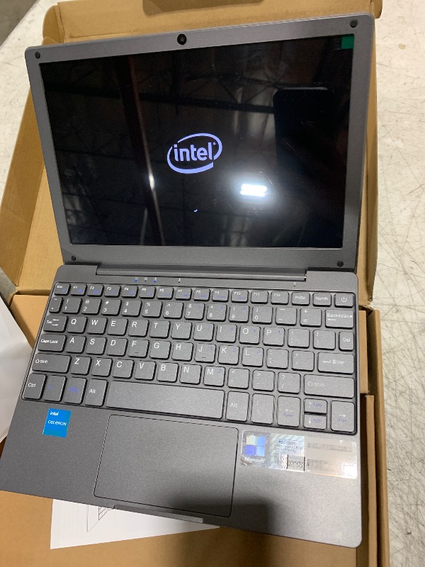 Photo 1 of HBESTORE Mini Laptop,10.1Inch 8GB RAM 128GB SSD,IPS Display with Intel Celeron N4020 Processor (up to 2.8Ghz),Lightweight and Powerful with Windows 11 OS Small Computer. (Iron Gray)