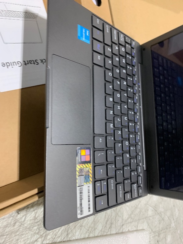 Photo 1 of HBESTORE Mini Laptop,10.1Inch 8GB RAM 128GB SSD,IPS Display with Intel Celeron N4020 Processor (up to 2.8Ghz),Lightweight and Powerful with Windows 11 OS Small Computer. (Iron Gray)