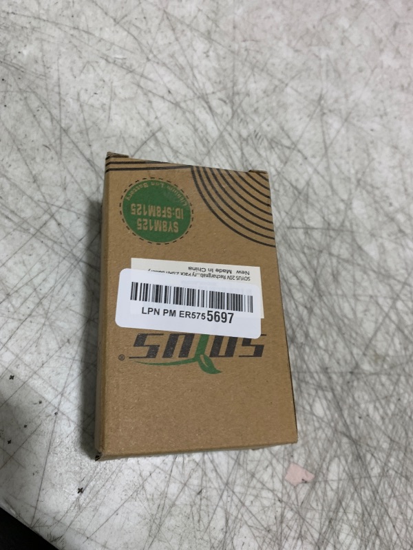 Photo 1 of SOYUS 20V Rechargeable Battery Pack 2.0Ah Battery