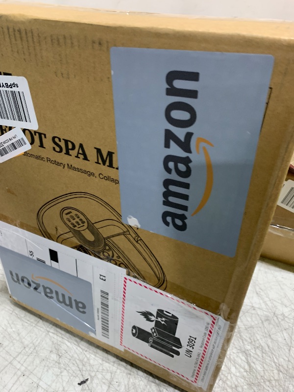 Photo 1 of KNQZE Collapsible Foot Spa Electric Foot Bath with Heat, Bubble, Remote, 24 Motorized Shiatsu Massage Balls. Pedicure Soaking tub for Feet Stress Relax (Black)