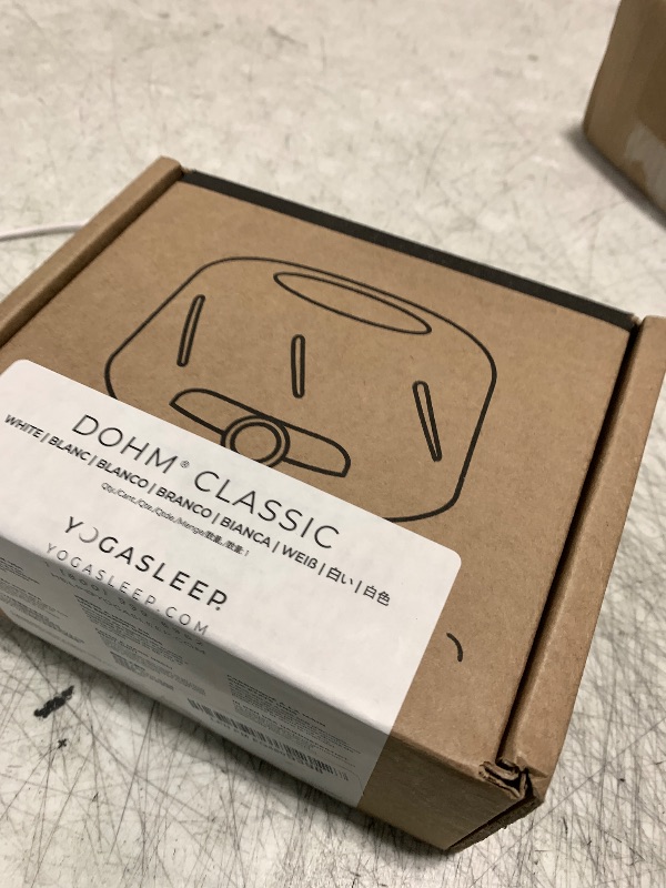 Photo 1 of Yogasleep Dohm Classic (White) The Original White Noise Sound Machine, Soothing Natural Sounds from a Real Fan, Sleep Therapy for Adults & Baby, Noise Cancelling for Office Privacy & Meditation