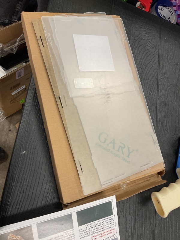 Photo 1 of LANSCOERY Clear Acrylic Display Case, Assemble Horizontal Display Box Stand with Black Base, Dustproof Protection Showcase for Collectibles Memorabilia Figurines (13x6.7x6inch;33x17x15cm)