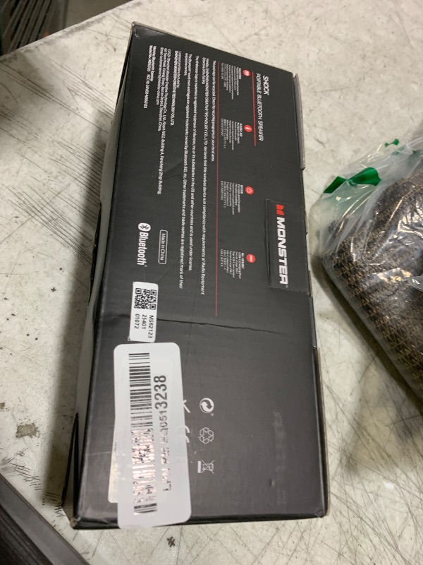 Photo 1 of Monster Shock Portable Bluetooth Speaker, True Wireless Speaker, 30W Loud Stereo Sound, IPX6 Waterproof,17 Hours Playback, Bluetooth 5.4 TWS Pairing ?Outdoor Speakers with Handle