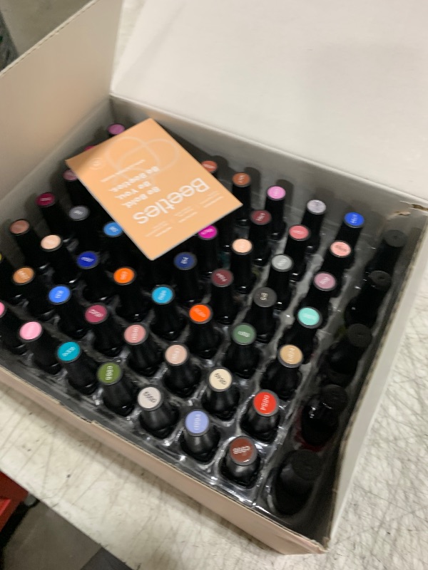 Photo 1 of Beetles 110 PCS Gel Nail Polish Set, 100 Colors Infinite Inspiration All Season Red Brown Green Black Gel Polish with 5Pcs Base Top Coat Soak off UV Gel for Manicure Lovers DIY at Home Gifts for Women