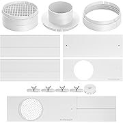Photo 1 of Window Vent Kit, Portable AC Window Seal Kit, Fit with 4”/6” Ducting & 5.9” Hose for Sliding Window,