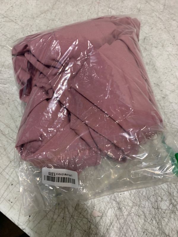 Photo 1 of Saslax Maternity Off Shoulders Long Sleeve Half Circle Gown for Baby Shower Photo Props Dress Mauve 64 XL