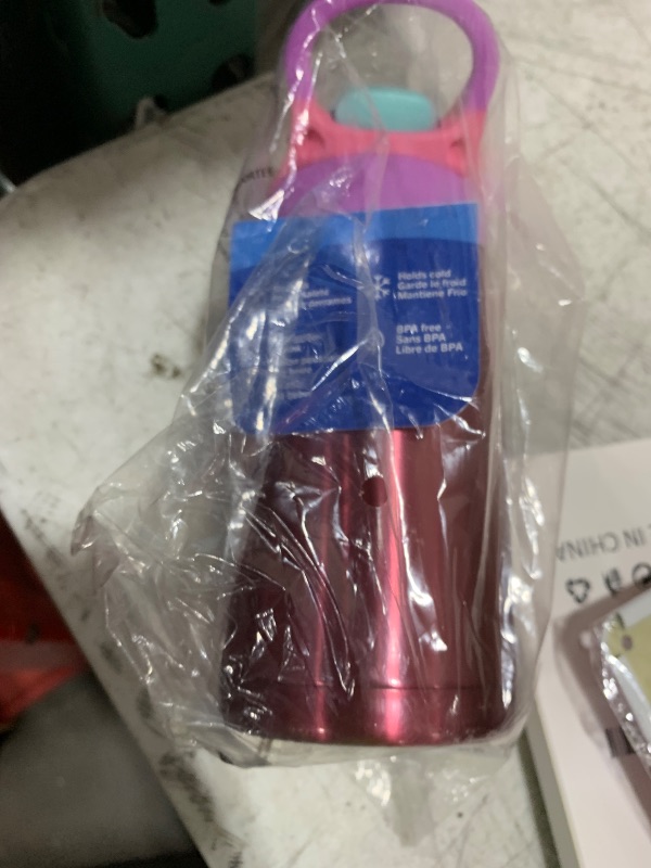 Photo 1 of Contigo Autospout Water Bottle with Straw 13 oz Azalea/Pansy