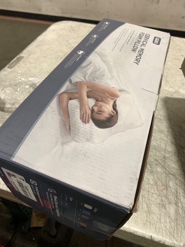 Photo 1 of Osteo Cervical Pillow for Neck Pain Relief, Hollow Design Odorless Memory Foam Pillows with Cooling Case, Adjustable Orthopedic Bed Pillow for Sleeping, Support for Side Back Sleepers