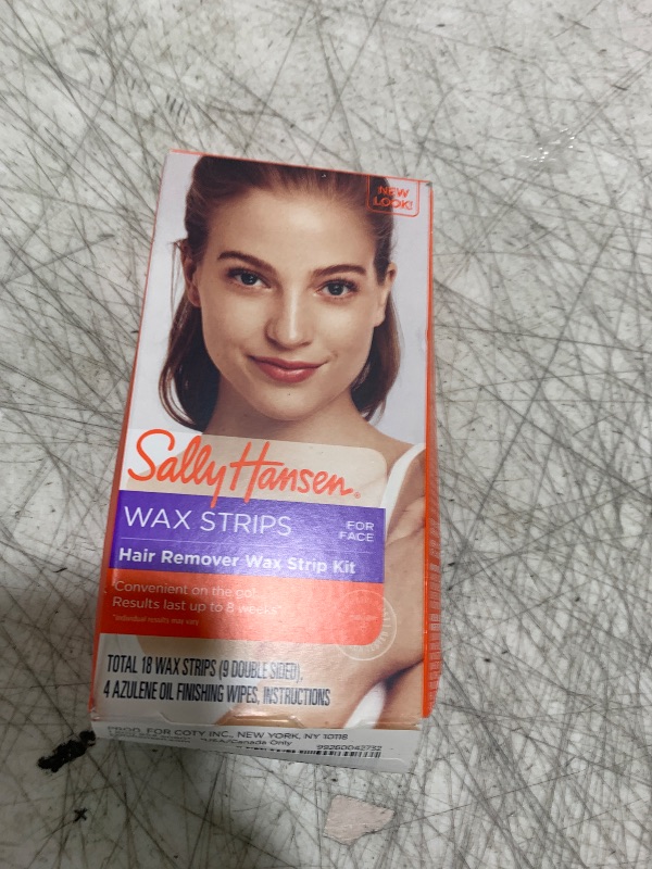 Photo 1 of Sally Hansen Wax Kit Wax Strips For Face 18 Count (Pack of 1)