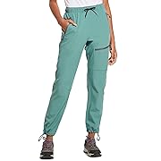 Photo 1 of baleaf Women's Hiking Pants Quick Dry Lightweight Water Resistant Elastic Waist Cargo Pants for All Seasons S 
