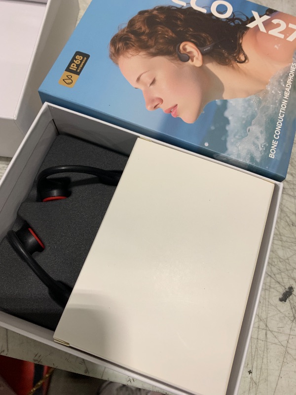 Photo 1 of IFECCO Waterproof Headphones for Swimming,Bone Conduction Headphones Bluetooth 6.0,IP68 Waterproof Swimming Earbuds Underwater with 8G MP3 for Running Cycling Sports