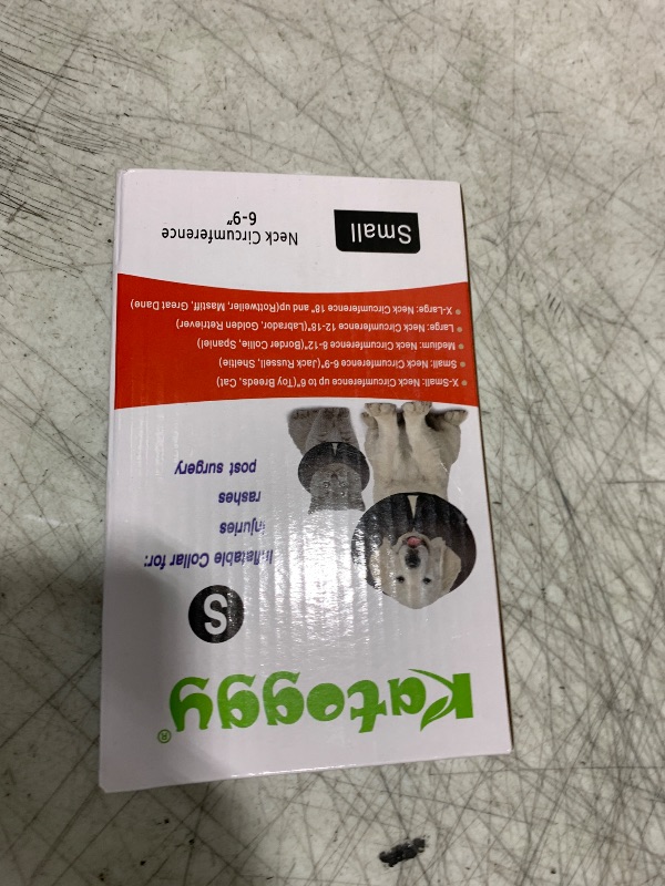 Photo 1 of Katoggy Inflatable Dog Cone Collar for After Surgery, Doggie Neck Blow up Donut Recovery ECollar, Soft Adjustable Dog Cone for Small Medium Large Dogs and Cats