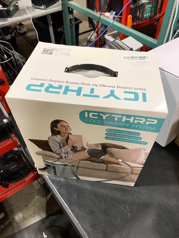 Photo 1 of ICYTHRP Cold Therapy Machine with Programmable Timer, Portable Ice Machine for Knee After Surgery, Knee Replacement Recovery System for Pain Relief w/Compression Pad for Shoulder, Hip and Ankle