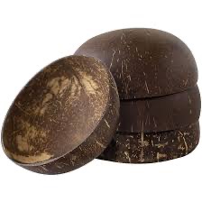 Photo 1 of 100% Natural Flat Bottom Empty Coconut Shell Container for Candle Making