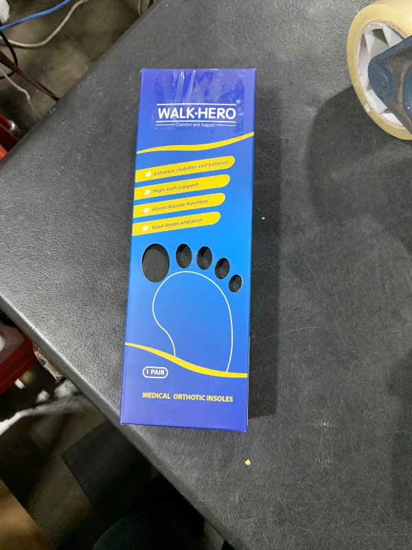 Photo 1 of Plantar Fasciitis Insoles for Men Women - Orthotics Inserts, Shoe Insoles Arch Support Flat Feet Inserts Work Boot Insoles for Standing All Day (Mens 8-8 1/2 | Womens 10-10 1/2)