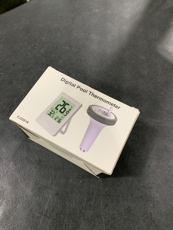 Photo 1 of Pool Thermometer Floating Easy Read, Large Screen Digital Wireless Pool Thermometer, Waterproof Pools Water Thermometers, Floating Thermometer for Swimming Pools/Hot Tubs/Aquariums/Fish Tank