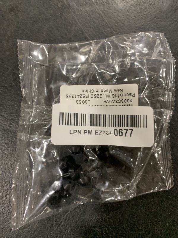 Photo 1 of Pack of 16 WB2K101 Rubber Feet Gas Range Stovetop Grate Feet Replacement Compatible with G-E Ken-More, ?/??" ???? Gas Stove Top Cooktop Burner Grates Replaces WB02T10461 AP2622260 PS241358
