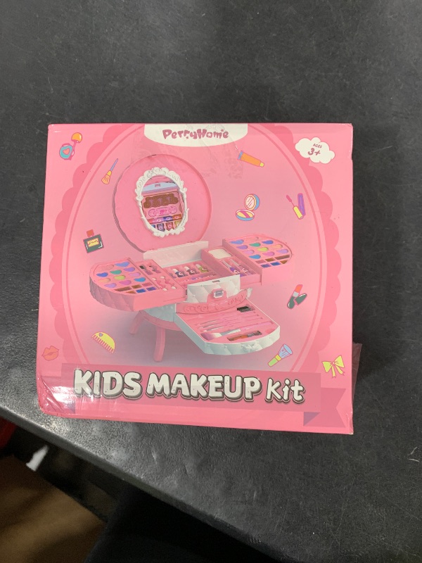 Photo 1 of PERRYHOME Kids Makeup Sets for Girls 5-8, 57 Pcs Kids Makeup Kit for Girls Non-Toxic Washable Real Cosmetic Set, Toddlers Birthday Gifts Princess Toys for 3 4 5 6 7 8 9 10 11 12 Year Old (Pink)