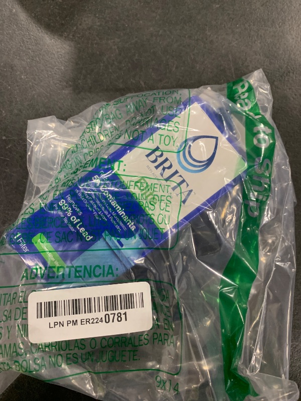 Photo 1 of Brita Elite Water Filter Replacement for Pitchers and Dispensers, BPA-Free, Reduces 99% of Lead, Lasts Six Months or 120 Gallons, Includes 1 Pitcher Replacement Filter