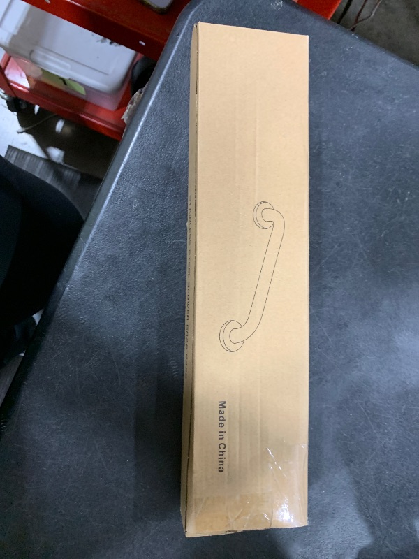 Photo 1 of 16 Inch Shower Grab Bar Satin Brushed Nickel, ZUEXT Stainless Steel Safety Grab Bar Handle, Bathroom Balance Bar, Safety Hand Rail Support - Handicap, Elderly, Injury, Senior Assist Bath Handle
