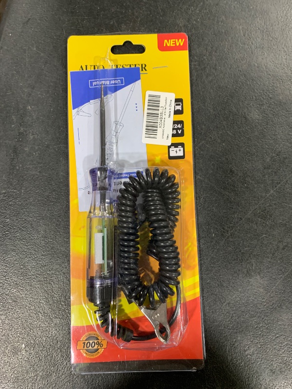 Photo 1 of WINAMOO Automotive Test Light with 3-48V LED Digital Voltage Display, Auto Circuit Tester with Voltmeter & Dual Color Polarity Indicate, Electric Test Pen w/Stainless Probe for Car/Truck/SUV Checker
