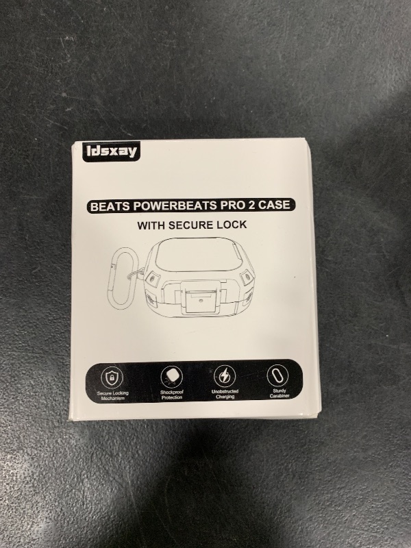 Photo 1 of [Upgrade Secure Lock] for Beats Powerbeats Pro 2 Case Cover, LDSXAY Carbon Fiber Shockproof Protective Cover for Powerbeats Pro 2 2025 with Cleaner Kit & Carabiner (Orange)