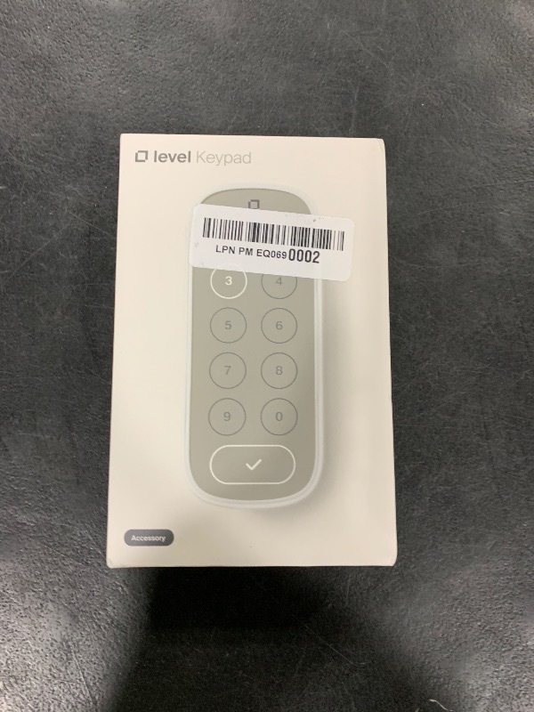 Photo 1 of Level Keypad - Compatible with Any Level Lock or Bolt - Weatherproof with LED Backlight - Bluetooth-Enabled Door Lock Accessory for Keyless Entry (White)