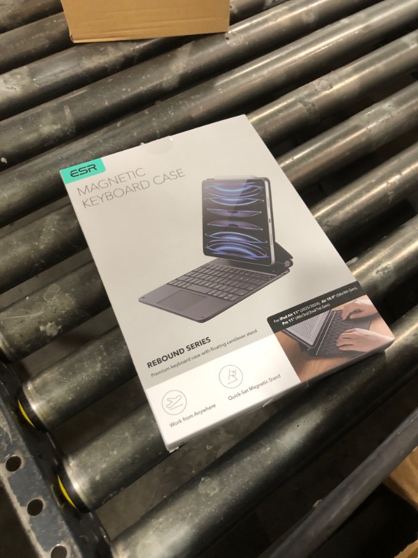 Photo 1 of ESR iPad Air 11 inch Case with Keyboard (M3/M2, 2025/2024), iPad Pro 11 (4th/3rd/2nd/1st Gen) & Air 5/4th Magic keyboard Case, Easy-Set Floating Cantilever Stand, Precision Multi-Touch Trackpad, Black