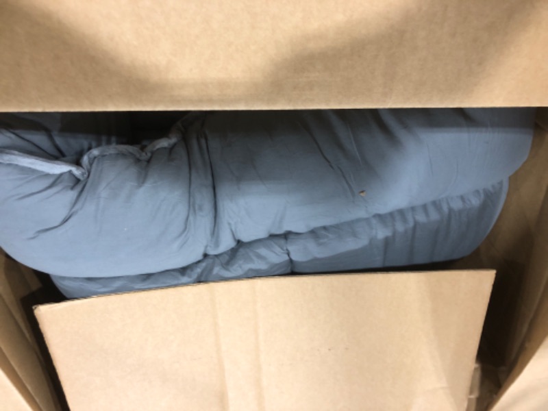 Photo 1 of WhatsBedding Japanese Floor Mattress Futon Mattress 3" Grey Tatami Mat Shredded Memory Foam Filled Sleeping Pad, Foldable & Portable Roll Up Lounger Camping Bed for Kids and Adult,Twin Size 39"x 80"