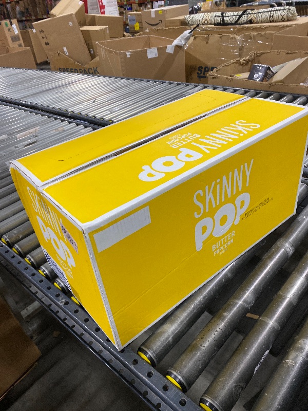 Photo 1 of SkinnyPop Popcorn, Butter, Made with Real Butter, Whole Grain Snack, 4.4oz Bags (12ct)