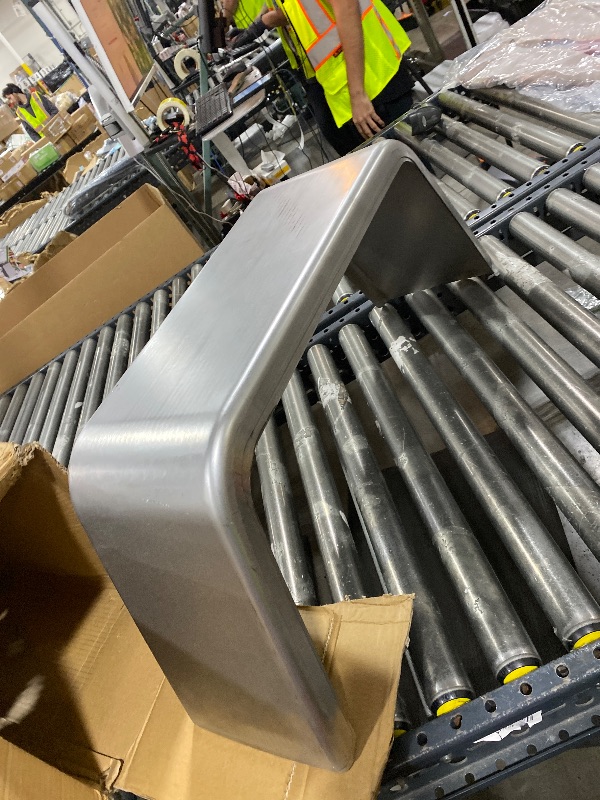 Photo 1 of Smooth Steel Flat Top Fender - 34"L x 10"W x 17"H | Durable 16 Gauge with Fender Back for Enhanced Trailer Protection and Style