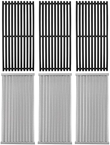 Photo 1 of BQMAX 17" x 7 1/2" Cooking Grate & Grill Emitter Replacement Parts for Charbroil TRU Infrared Grill 463355220 463342420 463342620 463242515 463242516 463243016 for Charbroil Grill Replacement Parts