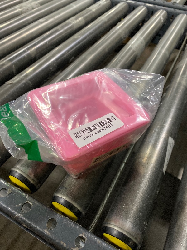 Photo 1 of AIFUDA 3 Pcs Non-Stick Square Baking Silicone Molds, Quick Release Bread Pan Bakeware Tray for Cheese Cake Tier Cake Handmade Toast Mold Bread Mould Soap Mold - Rose Red, Pink