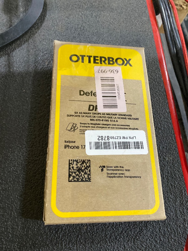 Photo 1 of OtterBox iPhone 17 Pro Max Defender Series Pro XT Clear Case - Baby Blue Clear