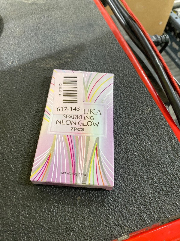 Photo 1 of BOBISUKA 7 Colors Neon Eye Liner: UV Glitter Liquid Eyeliner Pencil - Colorful Waterproof Eyeshadow - Rainbow Smudge-proof Eye Makeup Pen Set For Halloween, Party And Birthday