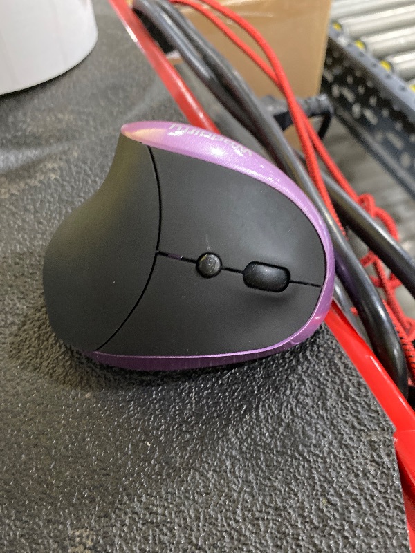 Photo 1 of Woddlffy Ergonomic Mouse Wireless, Vertical Mouse Right Handed Small Mouse with 6 Buttons 1000/1200/1600 for Laptop,Desktop,PC, MacBook?Purple AA?