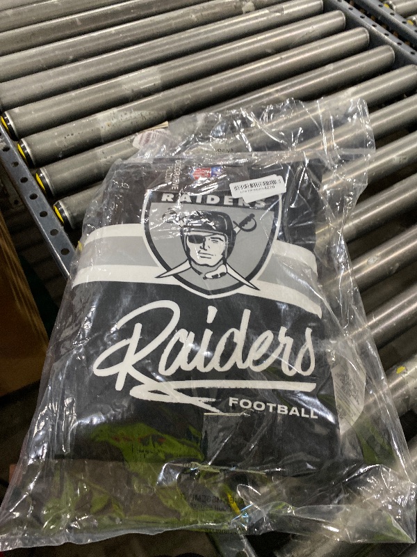 Photo 1 of NORTHWEST Official NFL Las Vegas Raiders Nostalgic Proud Decorative Pillow, Team Colors, 15" x 12"