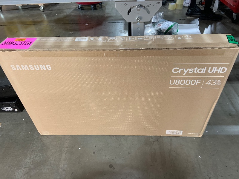 Photo 1 of Samsung 43-Inch Class Crystal UHD U8000F 4K Smart TV (2025 Model) Endless Free Content, Crystal Processor 4K, MetalStream Design, Knox Security, Alexa Built-in