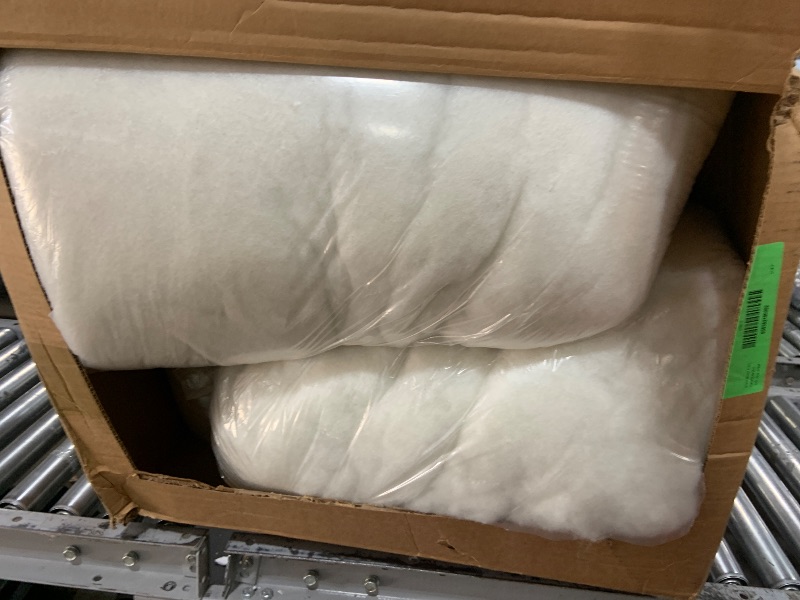 Photo 1 of Fairfield The Original Poly-Fil, Premium Polyester Fiber Fill, Soft Pillow Filler, Stuffing for Stuffed Animals, Toys, Cloud Decorations, and More, Machine-Washable, 25-pound Box