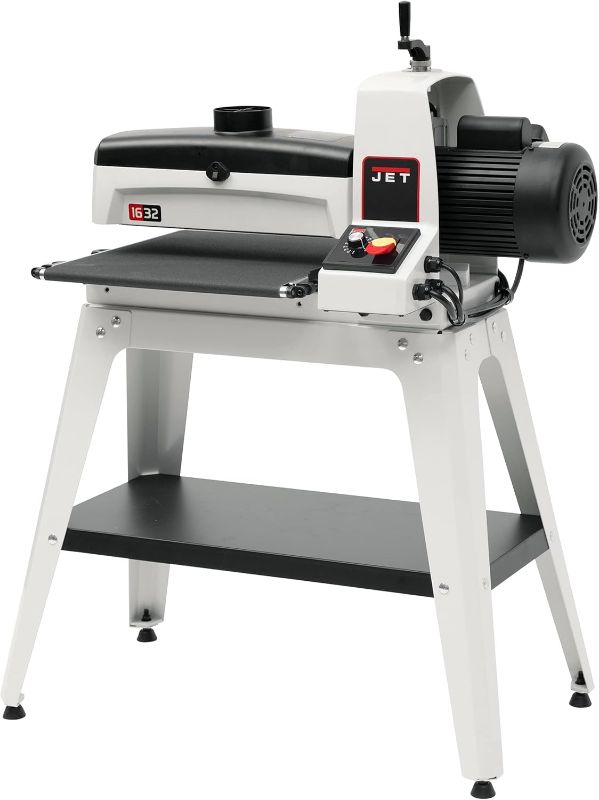 Photo 1 of JET 16-Inch Drum Sander with Open Stand, 1-1/2 HP, 115V 1Ph (Model JWDS-1632)
