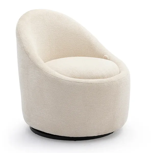 Photo 1 of Colamy Chenille Fabric 360° Swivel Accent Chair Model.W188
