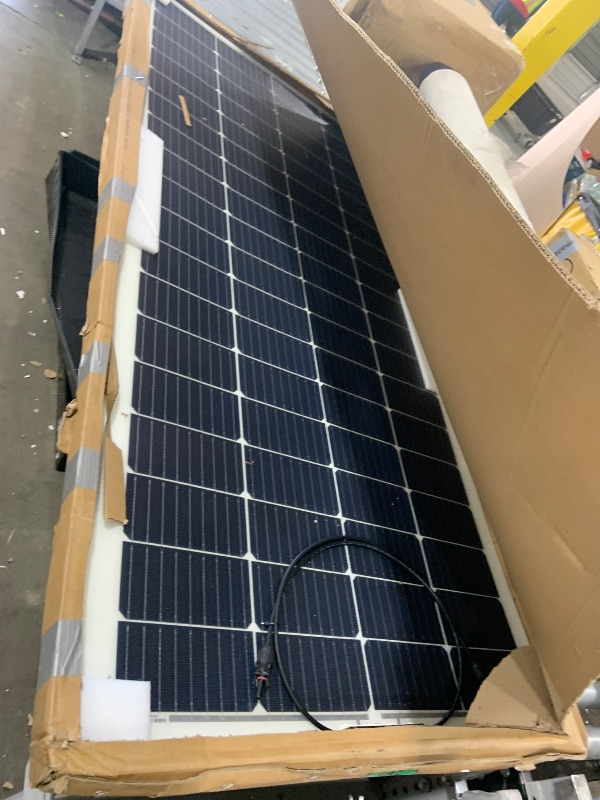 Photo 1 of Renogy Flexible Solar Panel 200W, 240° Ultra Flexible 200 Watt Solar Panel 12 Volt for Marine RV Cabin Van Car Uneven Surfaces Off-Grid Essentials