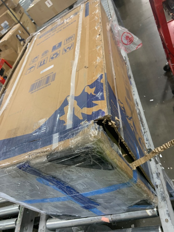 Photo 1 of Commercial Ice Maker Machine,Moon-Shaped Ice,100lbs/24H Under Counter ice Machine,Freestanding Ice Maker,Ice Thickness Control,Stainless Steel Ice Makers for Home,Bar,Cafe and Offices