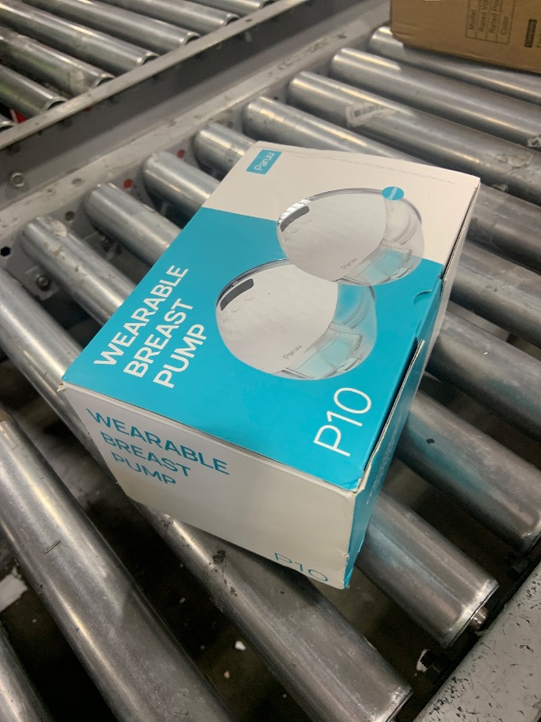 Photo 1 of Paruu P10 Hands Free Breast Pump Wearable, 338mmHg Strong Suction, Low Noise, 4 Modes & 9 Levels, Electric Breast Pump Portable, Smart Display, 19/21/24/28mm Insert/Flange, 2 Pack (White)