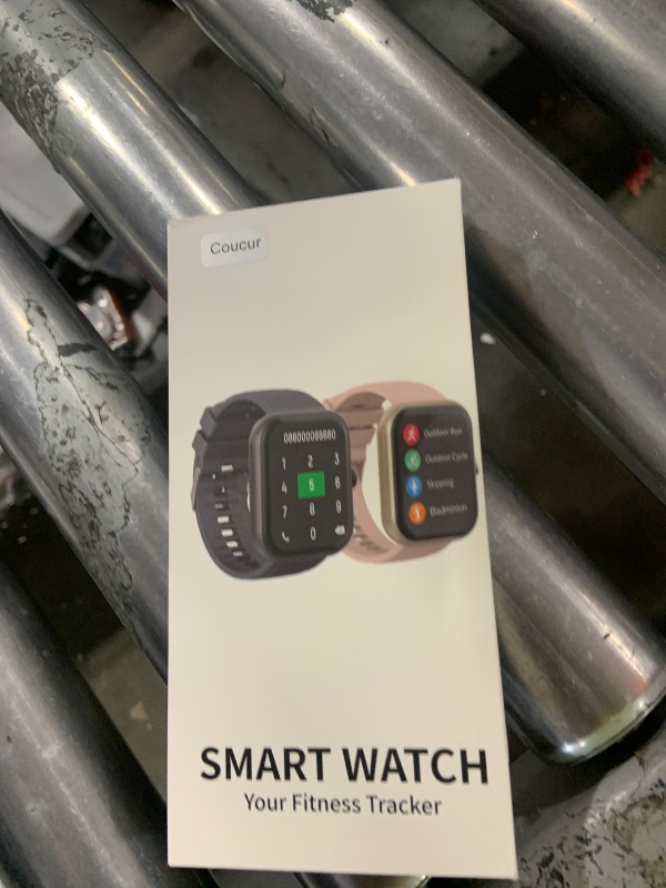 Photo 1 of 2025 Smart Watch for Men Women, 1.96" HD Fitness Tracker Running Watch (Answer/Make Call), IP68 Waterproof,Pedometer, Step/Sleep/Heart Rate Monitor,110+ Sport Mode Smartwatch for iOS Android Phone
